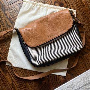 Fossil Striped Crossbody Bag